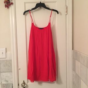 Armani bright red dress